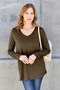 Basic Bae Full Size V-Neck Long Sleeve Top