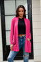 Basic Bae Full Size Open Front Long Sleeve Cardigan with Pockets