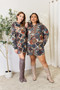 Heimish Full Size Printed Button Up Hooded Jacket