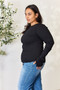Culture Code Full Size Ribbed Round Neck Long Sleeve Top
