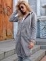 Ivy Lane Full Size Zip-Up Longline Hoodie with Pockets