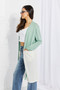 Culture Code Until You Came Color Block Duster Cardigan