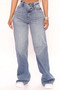 Women Loose Baggy Hip Hop Street Wide Leg Denim Pants