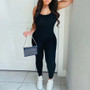 Women Sexy Backless Jumpsuit Yoga Suspender Jumpsuit