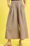 Umgee Pinstripe Crop Palazzo Pants