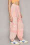 POL Drawstring Pocketed Contrast Jogger Pants