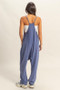 HYFVE Relaxed Fit Mineral Washed Overalls with Pockets