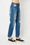 Judy Blue Full Size Queen Of Hearts Coin Pocket BF Jeans