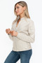 Snobbish Faux Leather Biker Jacket with Side Zip Pockets
