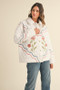 MABLE Floral Multi Color Embroidered Quilted Jacket