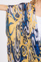 Boho Print Open Front Long Kimono​
