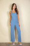 Notched Neck Cami Jumpsuit​