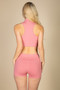 High Neck Sleeveless Top 