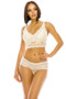 Mesh Bikini Underwear W/ Lace Trim