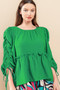Round Neckline Babydoll Top ​
