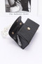 Metallic Pearl Handle Flap Bag