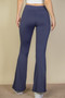 High Waist Side Pocket Flare Leggings