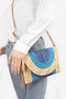 Straw Coloful Envelope Clutch