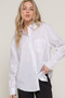 Long Sleeve Linen Blend Shirt​