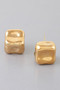 Modern Cube Stud Earrings
