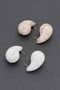 Rhinestone Faux Pearl Metal Earring
