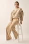 Floral Round Neck Long Sleeve Relax Fit Sweater