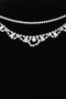 Bejeweled Curtain Drop Ballgown Necklace