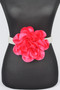 Oversized Flower Pearl Elastic Belt