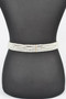 Oversized Flower Pearl Elastic Belt