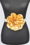 Oversized Flower Pearl Elastic Belt