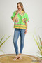 Boho-Chic Floral Print Blouse​