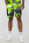 Mens Full Camo Sweat Shorts
