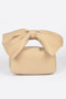 Nylon Bow Handle Women'S Clutch Bag