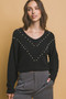 Pearl Details Sweater​