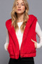 Hoodie Faux Fur Vest​​​