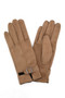 Faux Suede Band Smart Touch Gloves