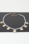 Clamshell Charm Pearl Necklace