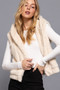 Hoodie Faux Fur Vest​