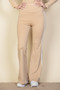 Contrast Side Stripe Flare Pants
