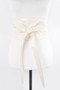 Tie Front Leather Belt