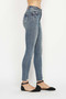 Judy Blue Full Size Tummy Control Vintage Wash Hem Destroy Skinny Jeans