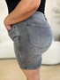 Judy Blue Full Size High Waist Washed Denim Shorts