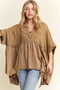 ADORA Oversized Mineral Washed Flare Top