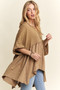 ADORA Oversized Mineral Washed Flare Top