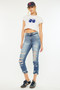 Kancan Distressed High Rise Skinny Jeans