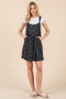 BOMBOM Floral Print Overalls with Pockets