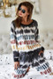 BiBi Tie Dye Print French Terry Top