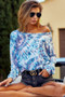 BiBi Tie Dye Print Terry T-Shirt