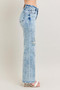 Judy Blue Full Size Hw Mineral Wash Destroy 90's Straight Jeans Plus Size