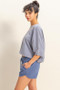 HYFVE Lightweight Round Neck Batwing Sleeve T-Shirt